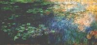 Monet, Claude Oscar - Reflections of Clouds on the Water-Lily Pond-Left Panel